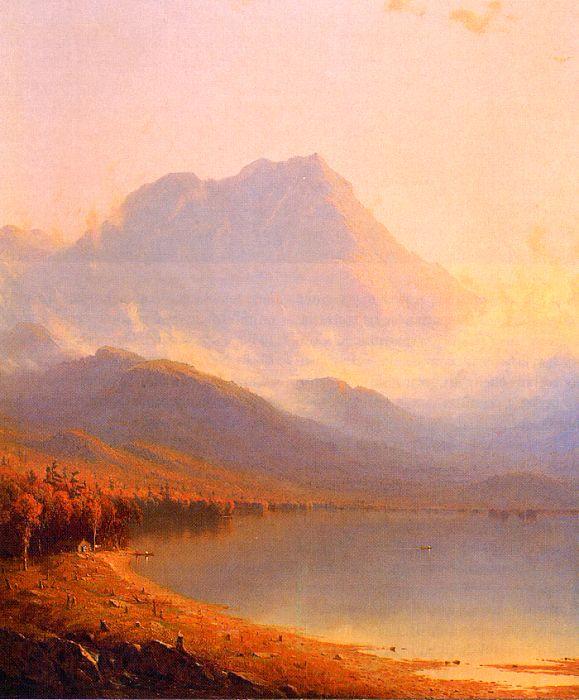 Sanford Robinson Gifford Morning in the Adirondacks Norge oil painting art